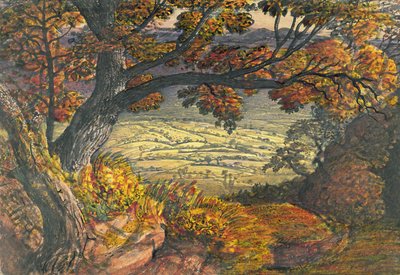 Il Weald del Kent, c.1827-28 da Samuel Palmer